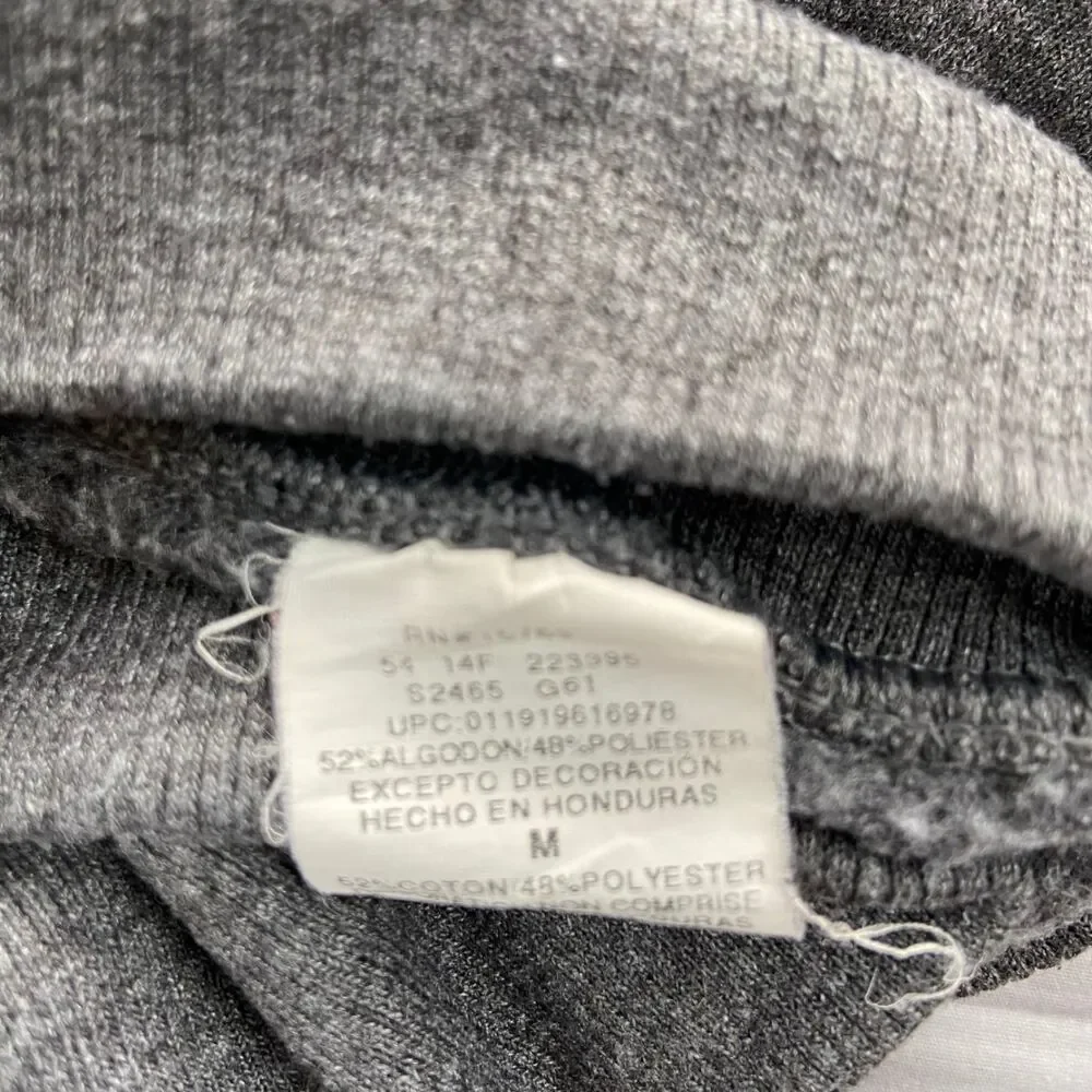 Champion Men's M Gray Eco Crewneck Sweatshirt Cotton Blend Classic Logo 52 48